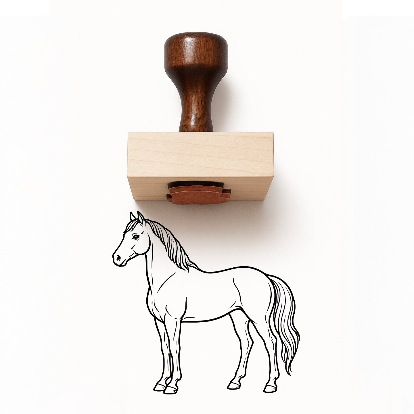 Horse Rubber Stamp