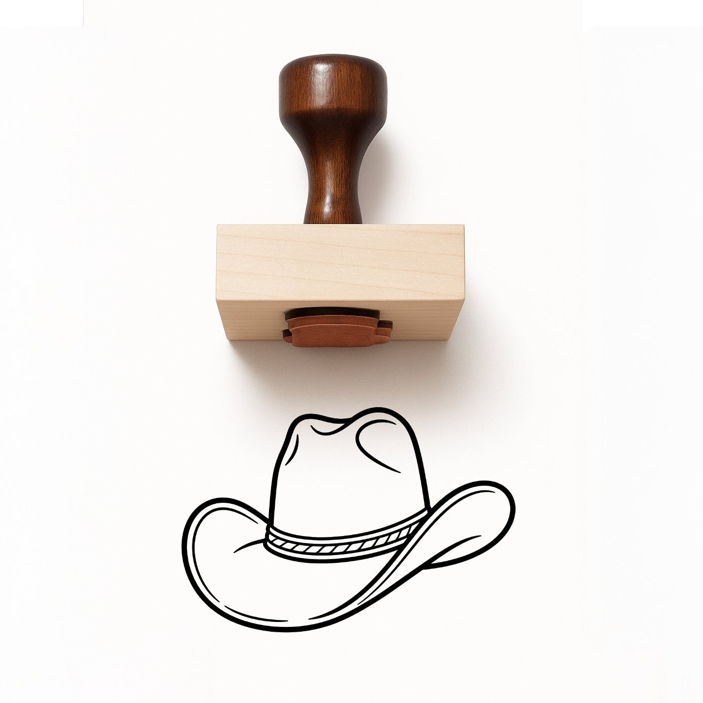 Cowboy Hat Rubber Stamp