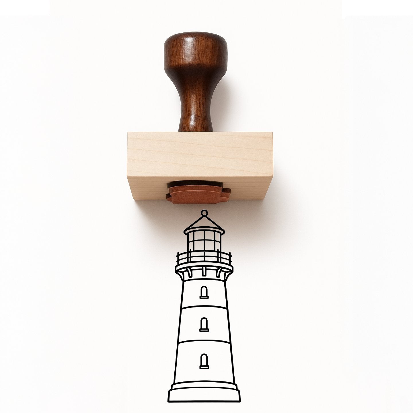 Lighthouse Rubber Stamp