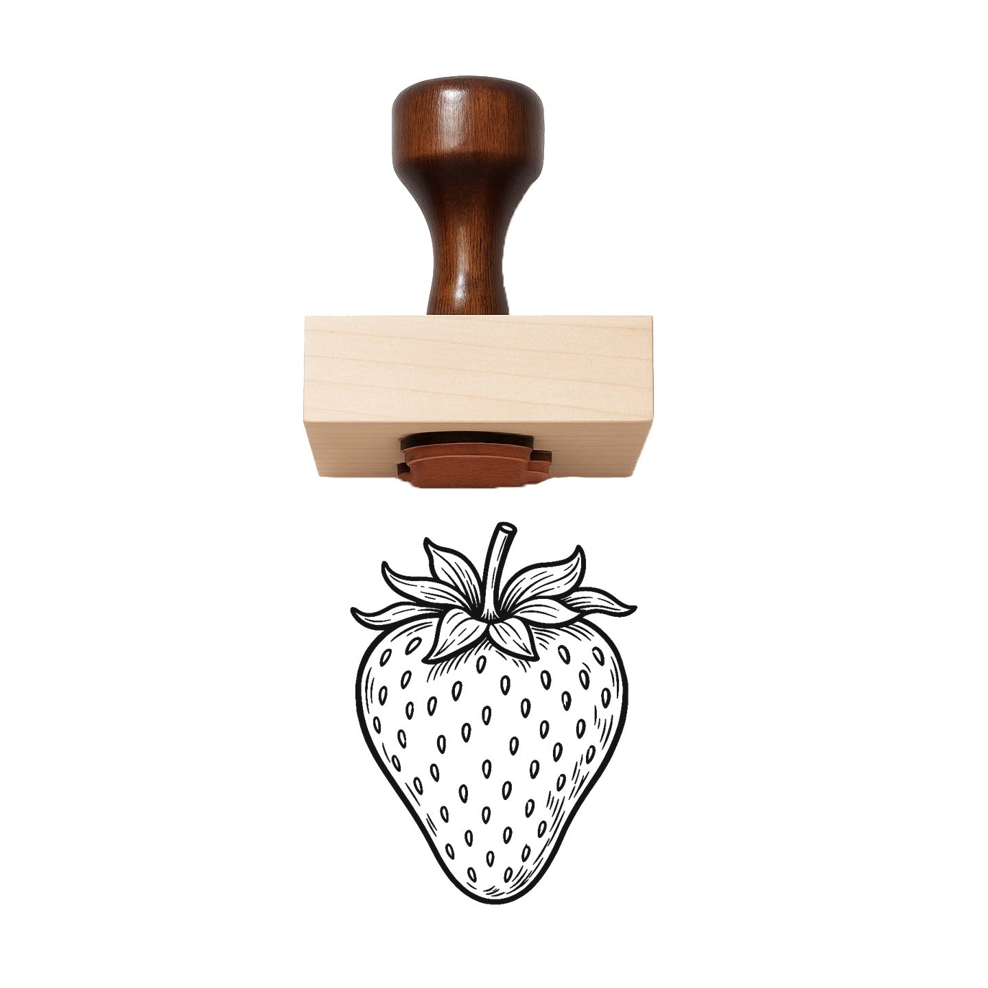 Strawberry Rubber Stamp