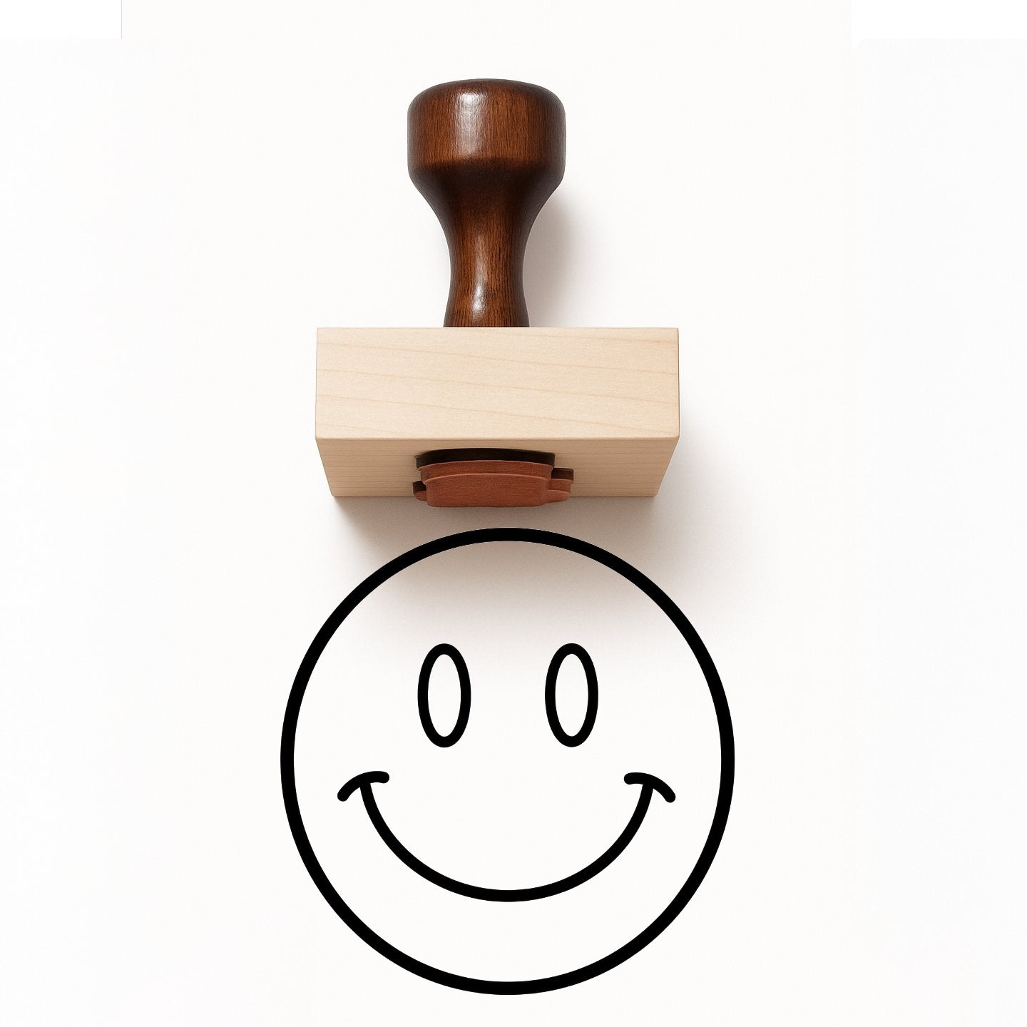 Smile Face Rubber Stamp