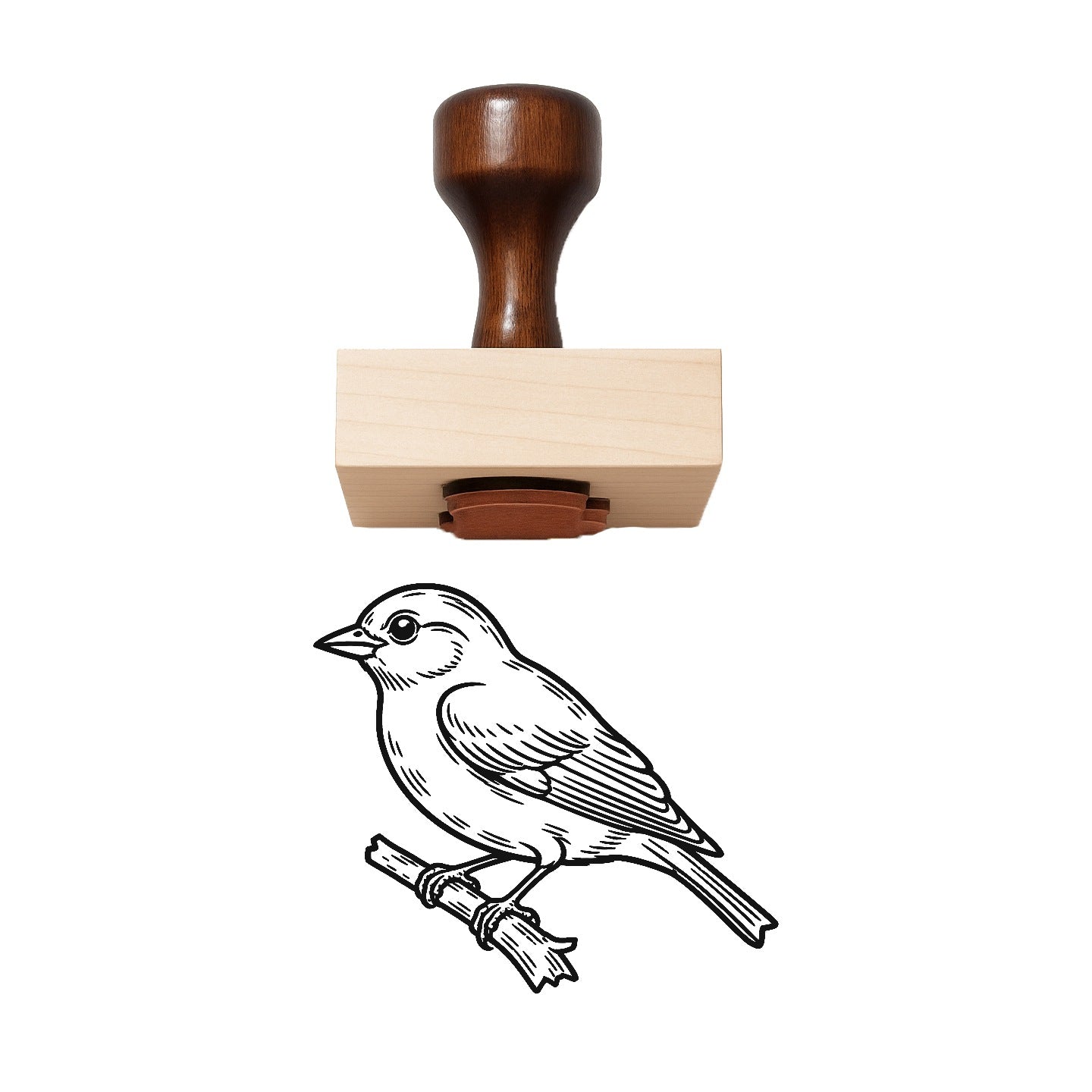 Perch Rubber Stamp