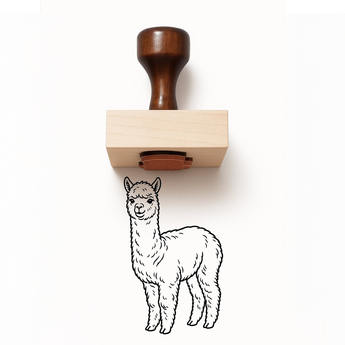 Alpaca Rubber Stamp