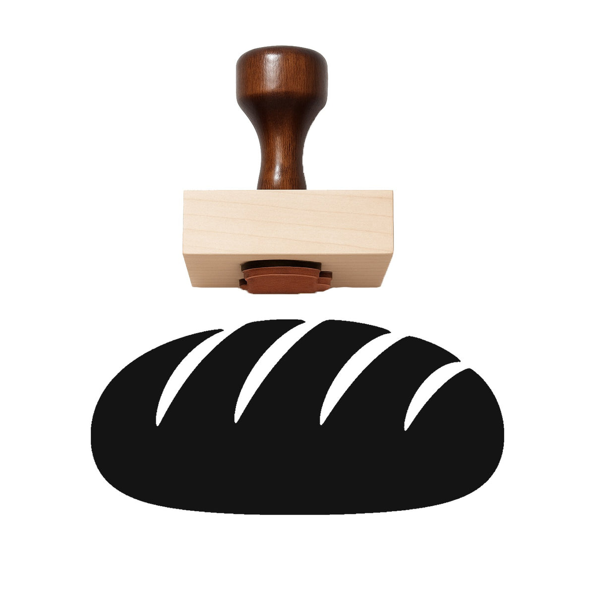Bread Loaf Rubber Stamp