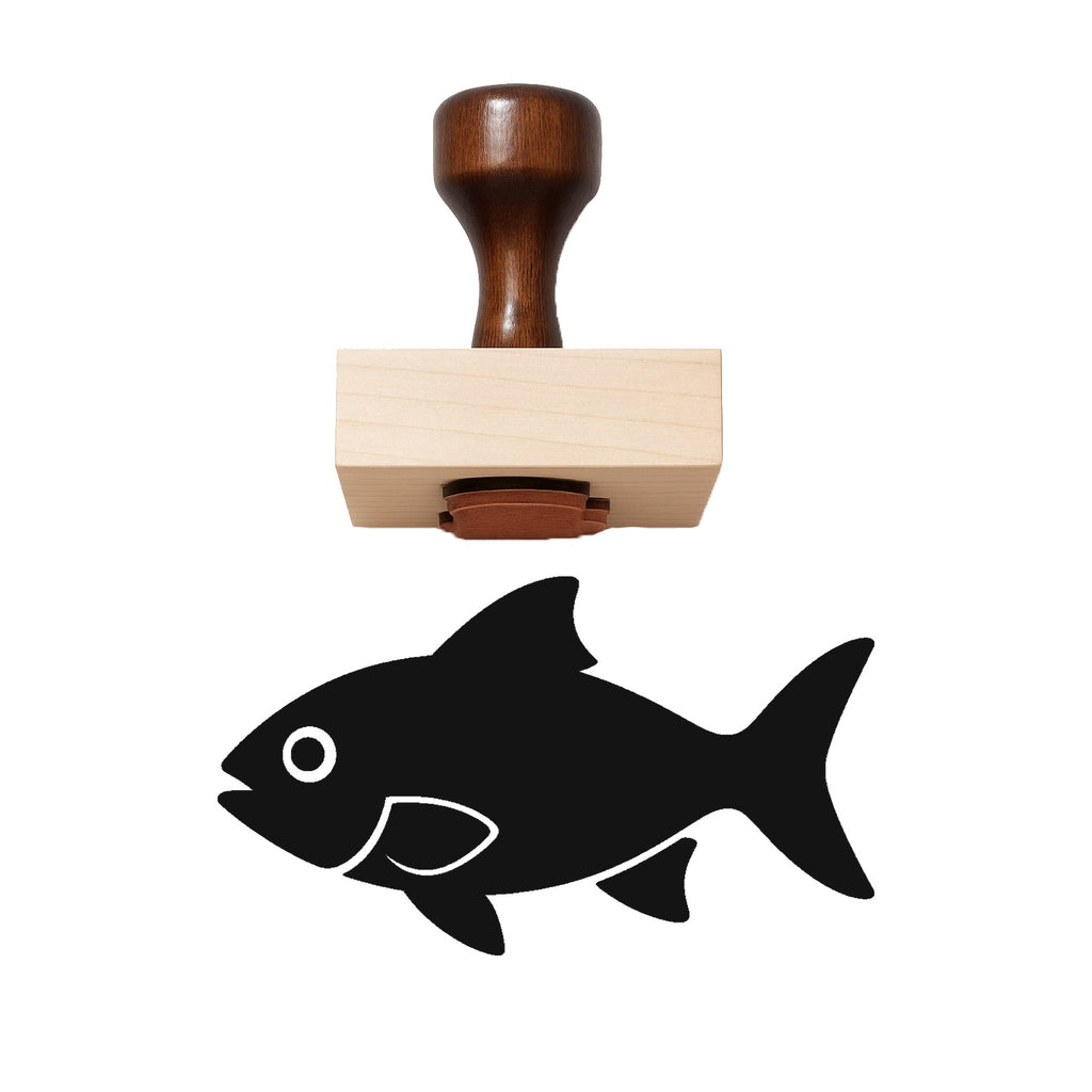 Fish Rubber Stamp