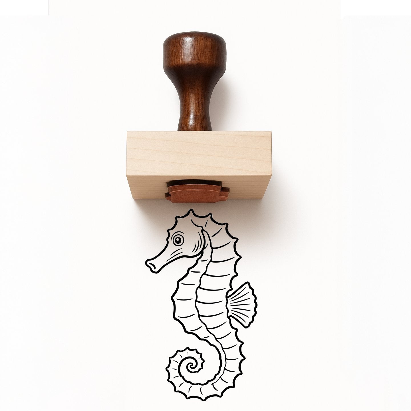 Seahorse Rubber Stamp
