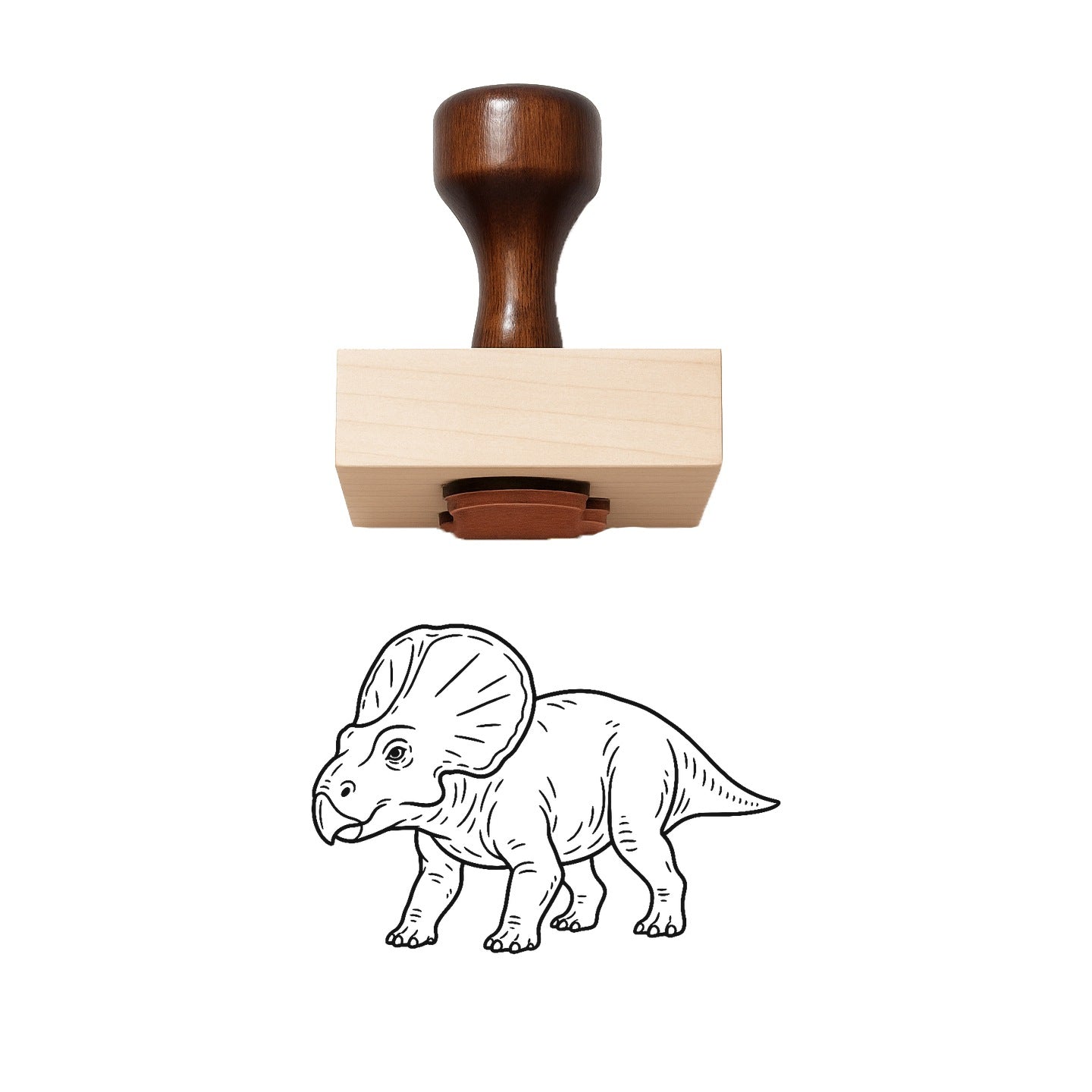 Protoceratops Rubber Stamp