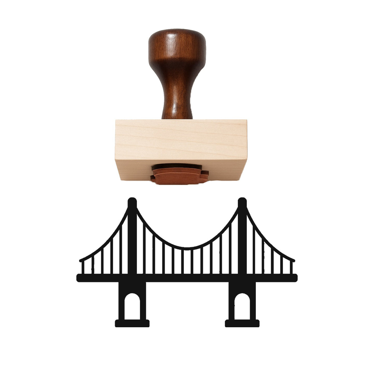Bridge Rubber Stamp