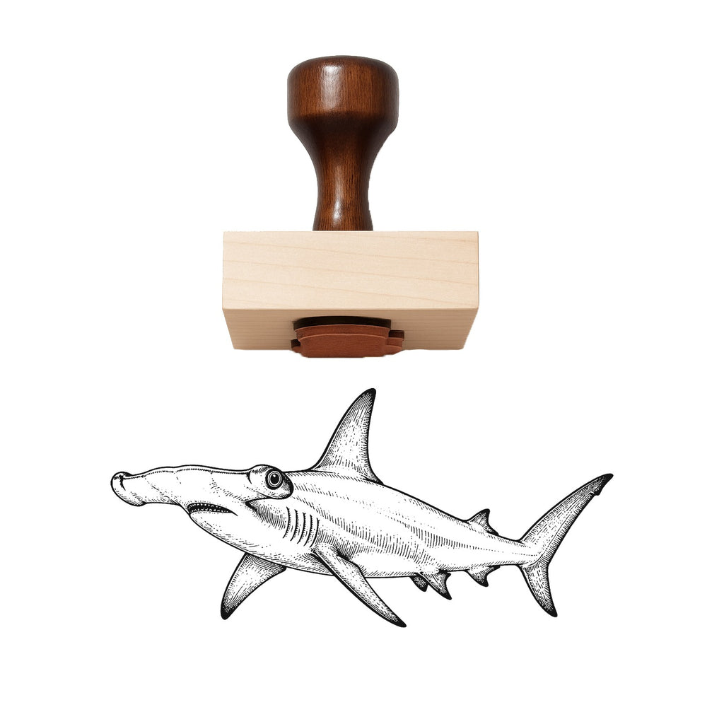 Hammerhead Shark Rubber Stamp