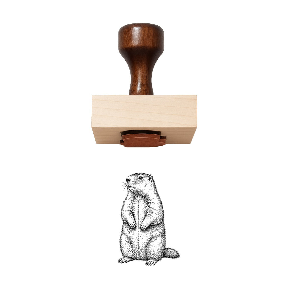 Marmot Rubber Stamp