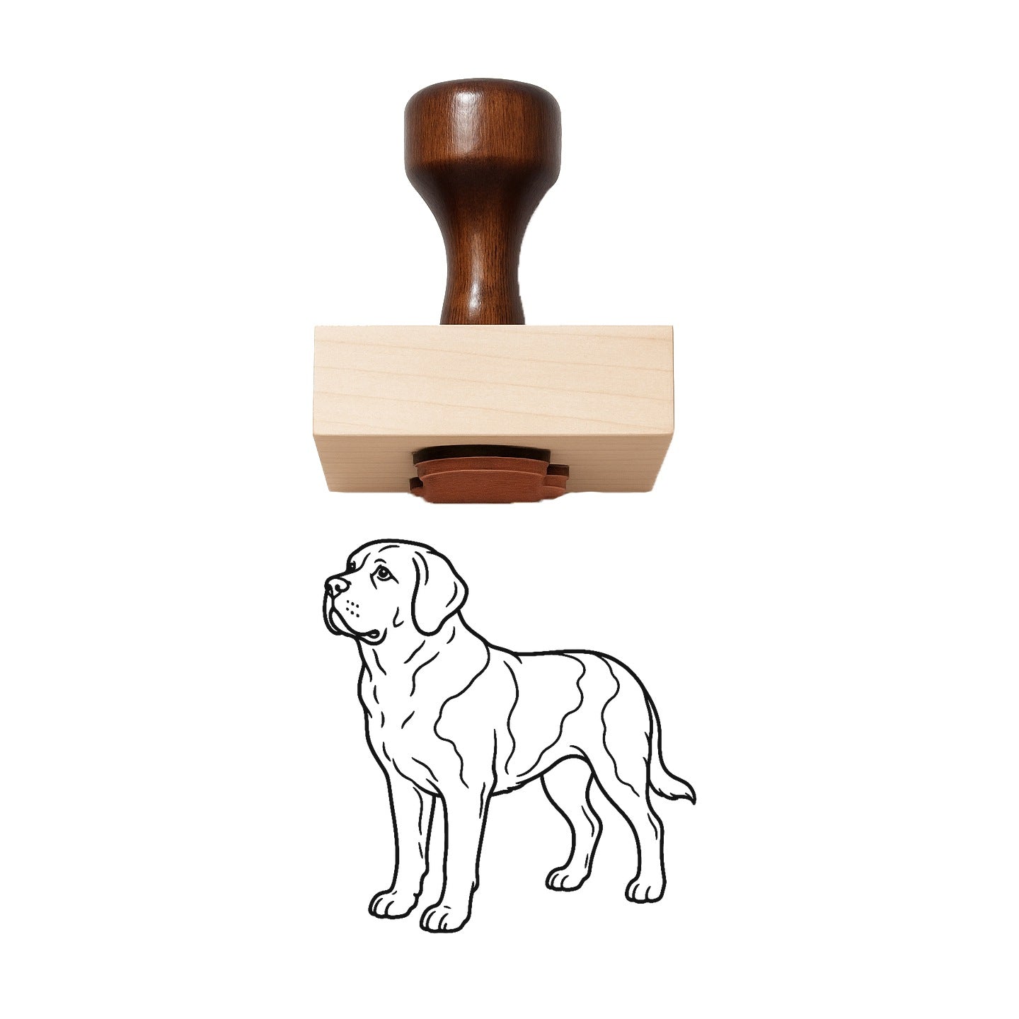 Hail Rubber Stamp