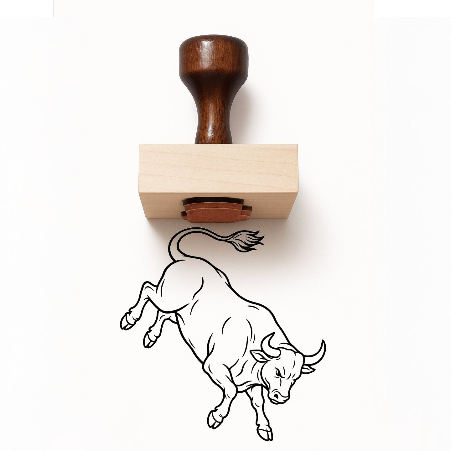 Bull Rubber Stamp