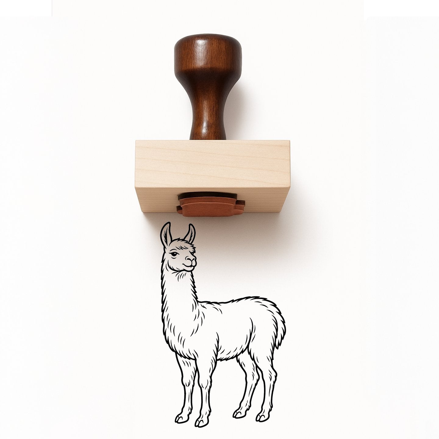 Llama Rubber Stamp