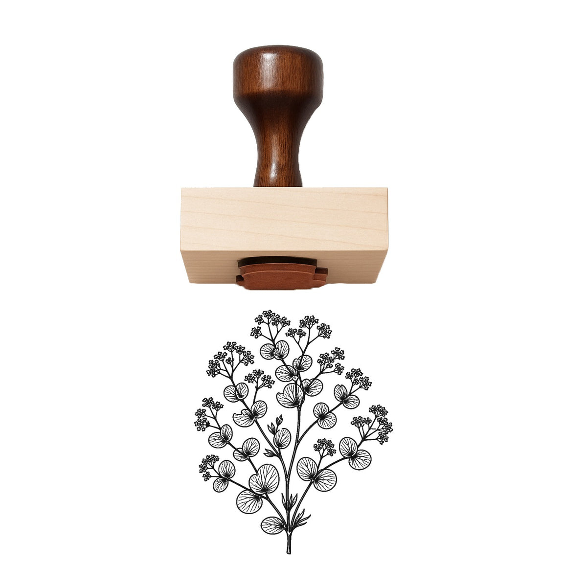 Bupleurum Spray Rubber Stamp