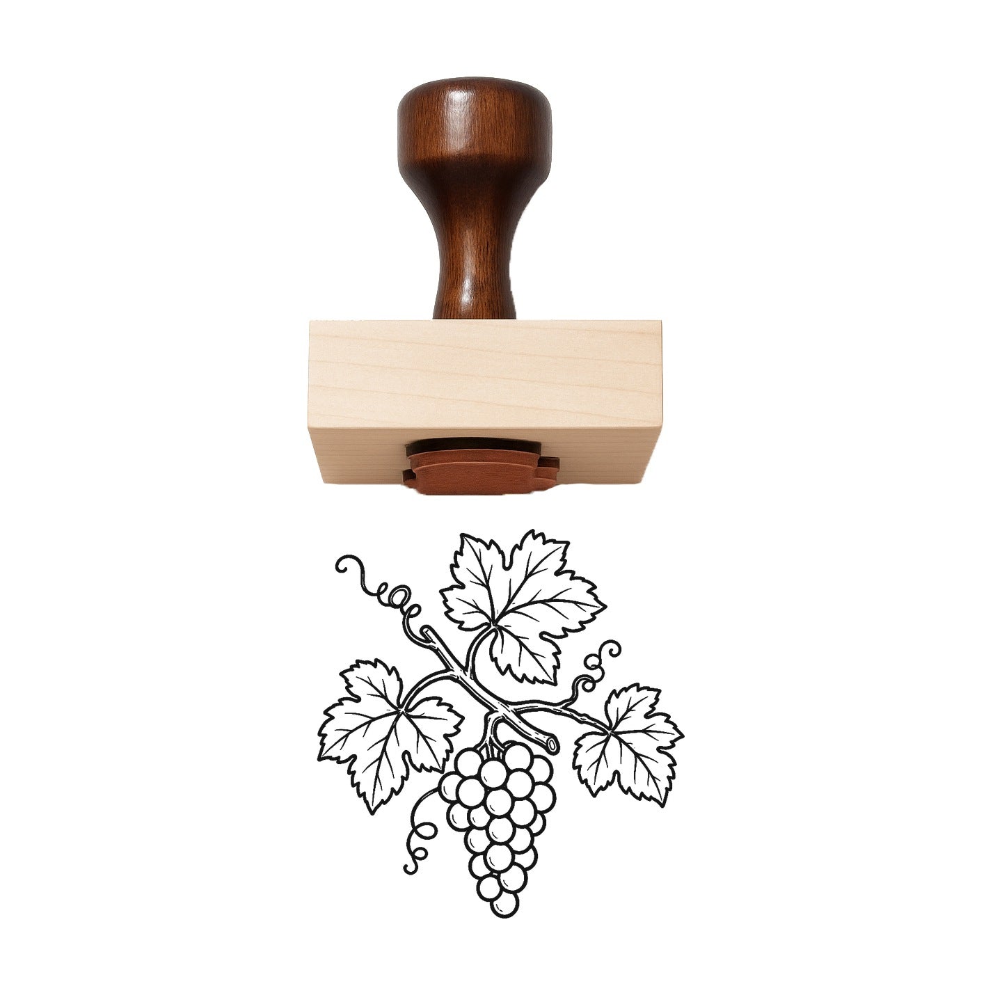 Grapevine Rubber Stamp
