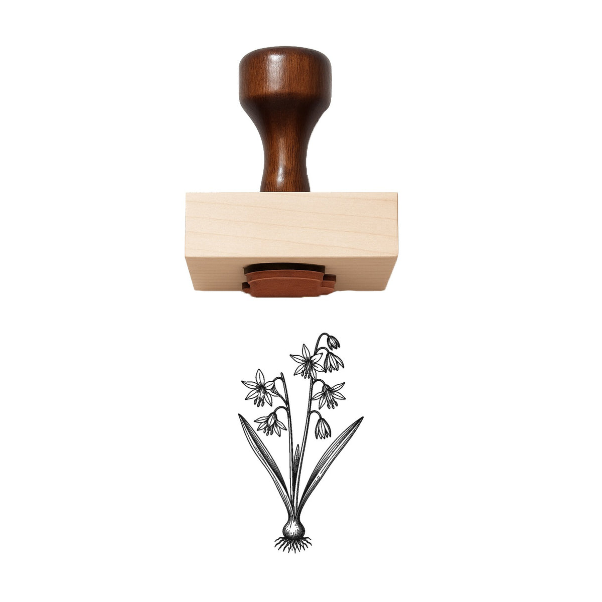 Scilla Stem Rubber Stamp