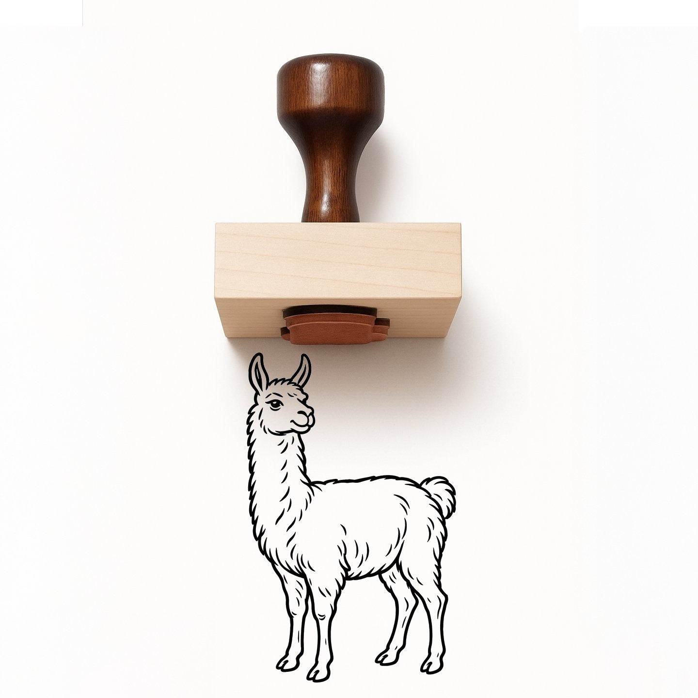 Llama Rubber Stamp
