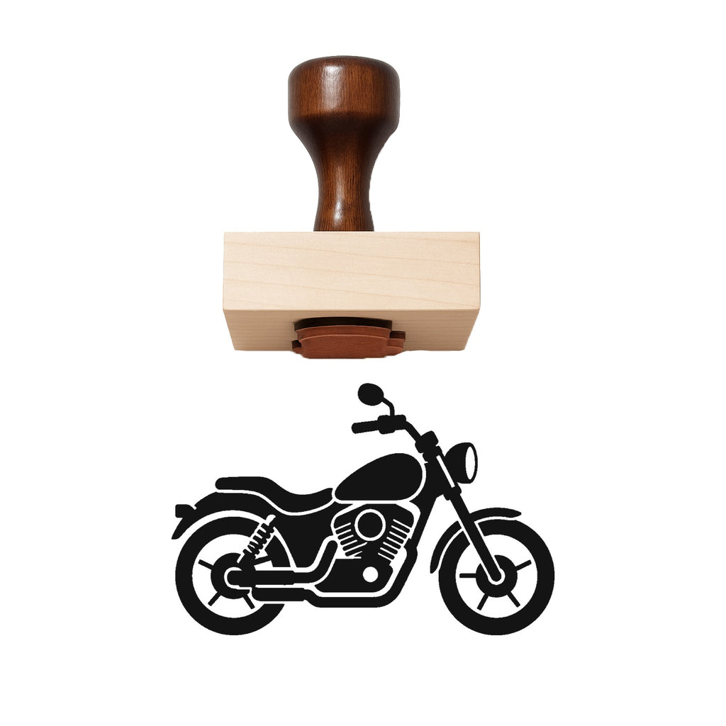 Motorcycle Rubber Stamp