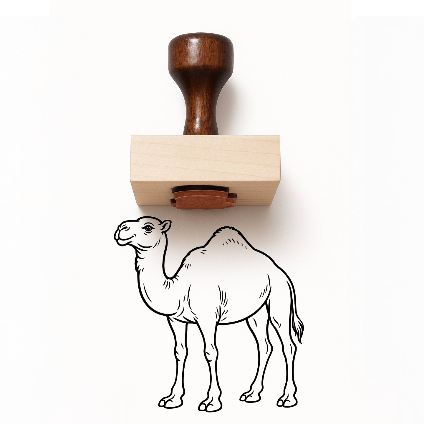 Camel Rubber Stamp