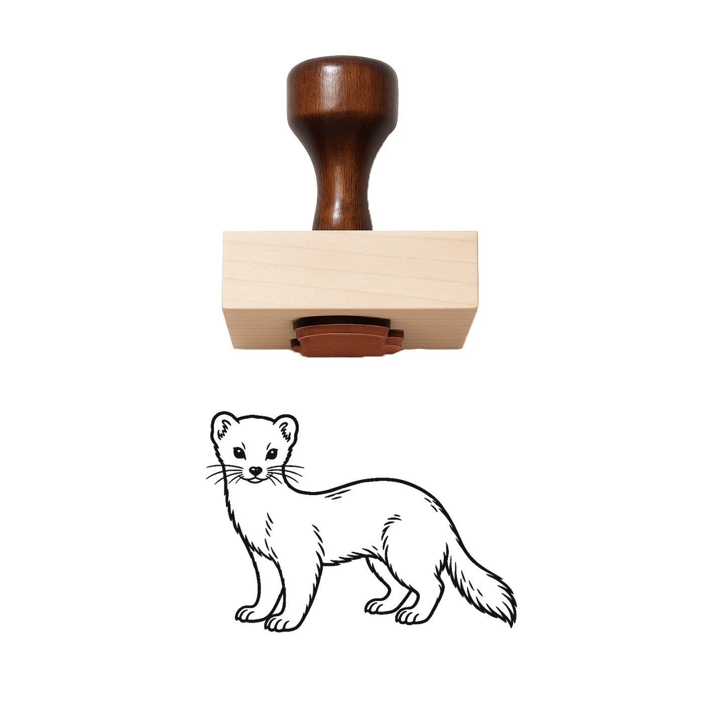 Sleet Rubber Stamp