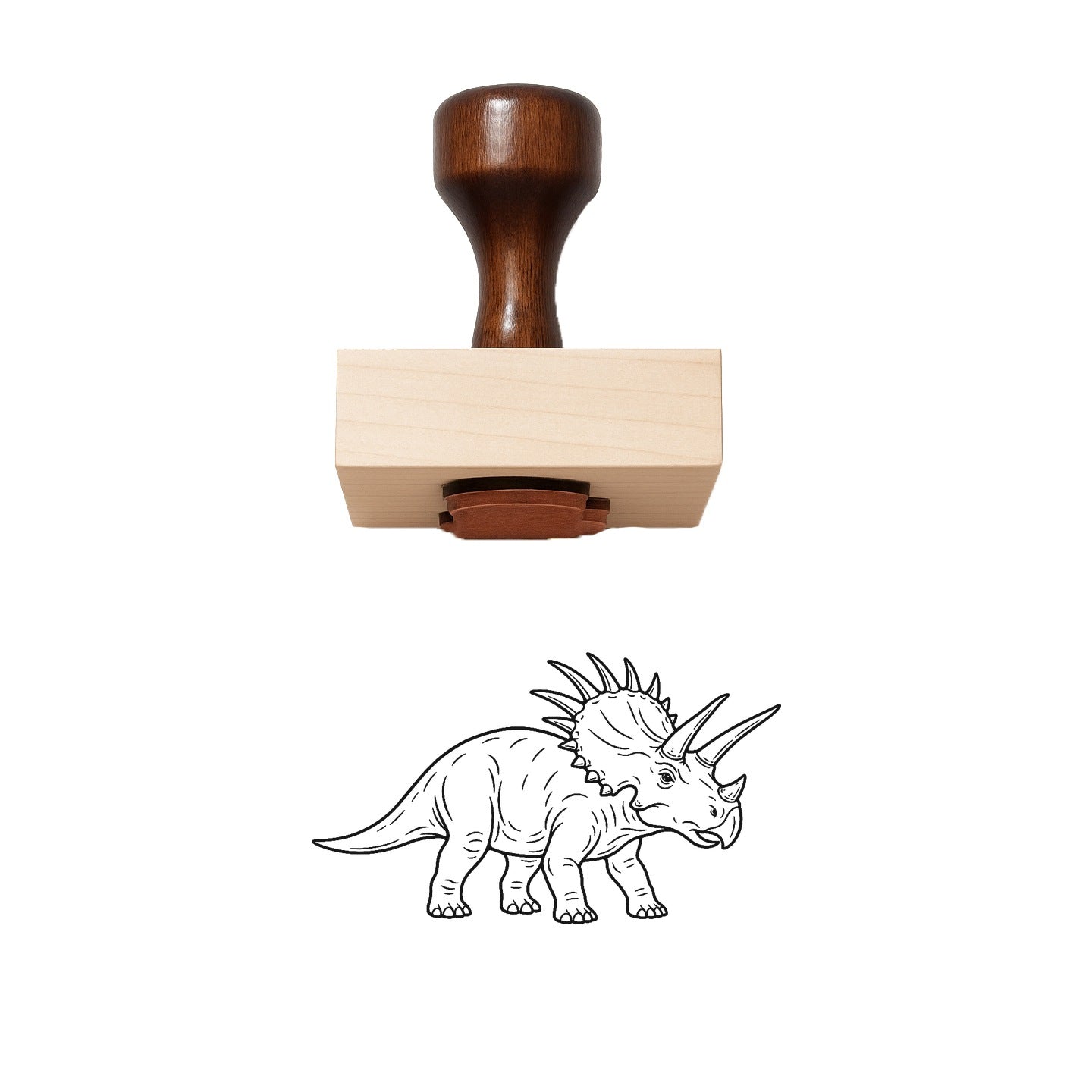 Styracosaurus Rubber Stamp