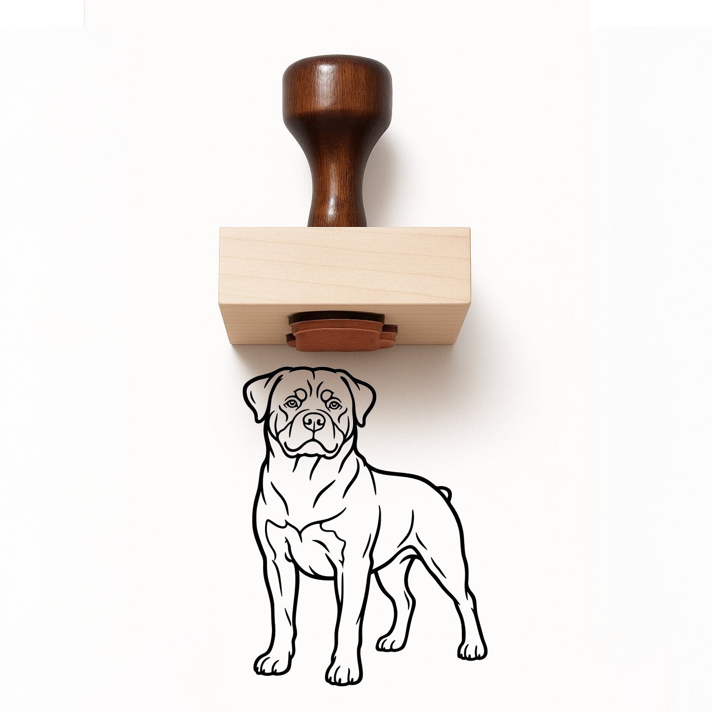 Rottweiler Rubber Stamp