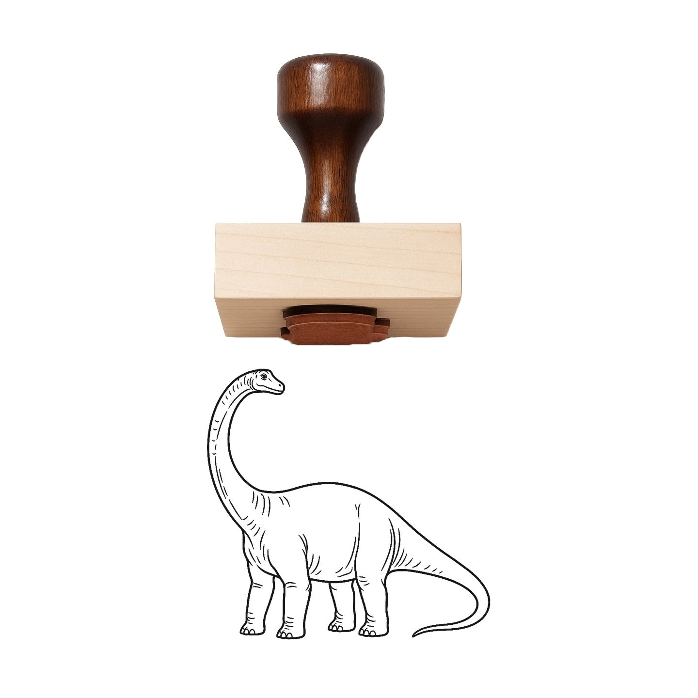 Supersaurus Rubber Stamp