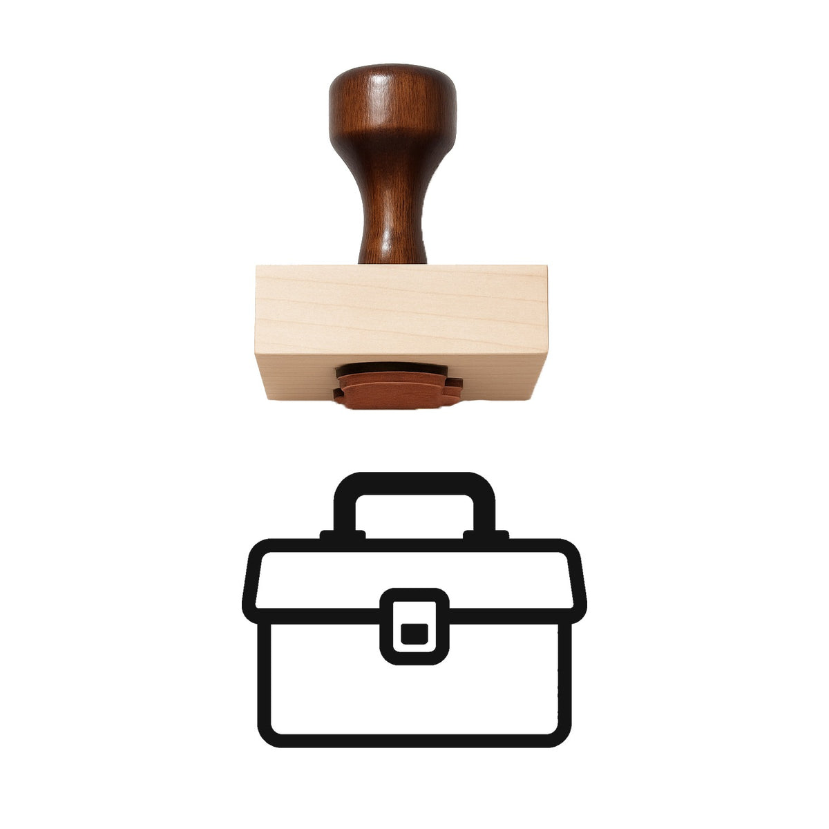 Toolbox Rubber Stamp
