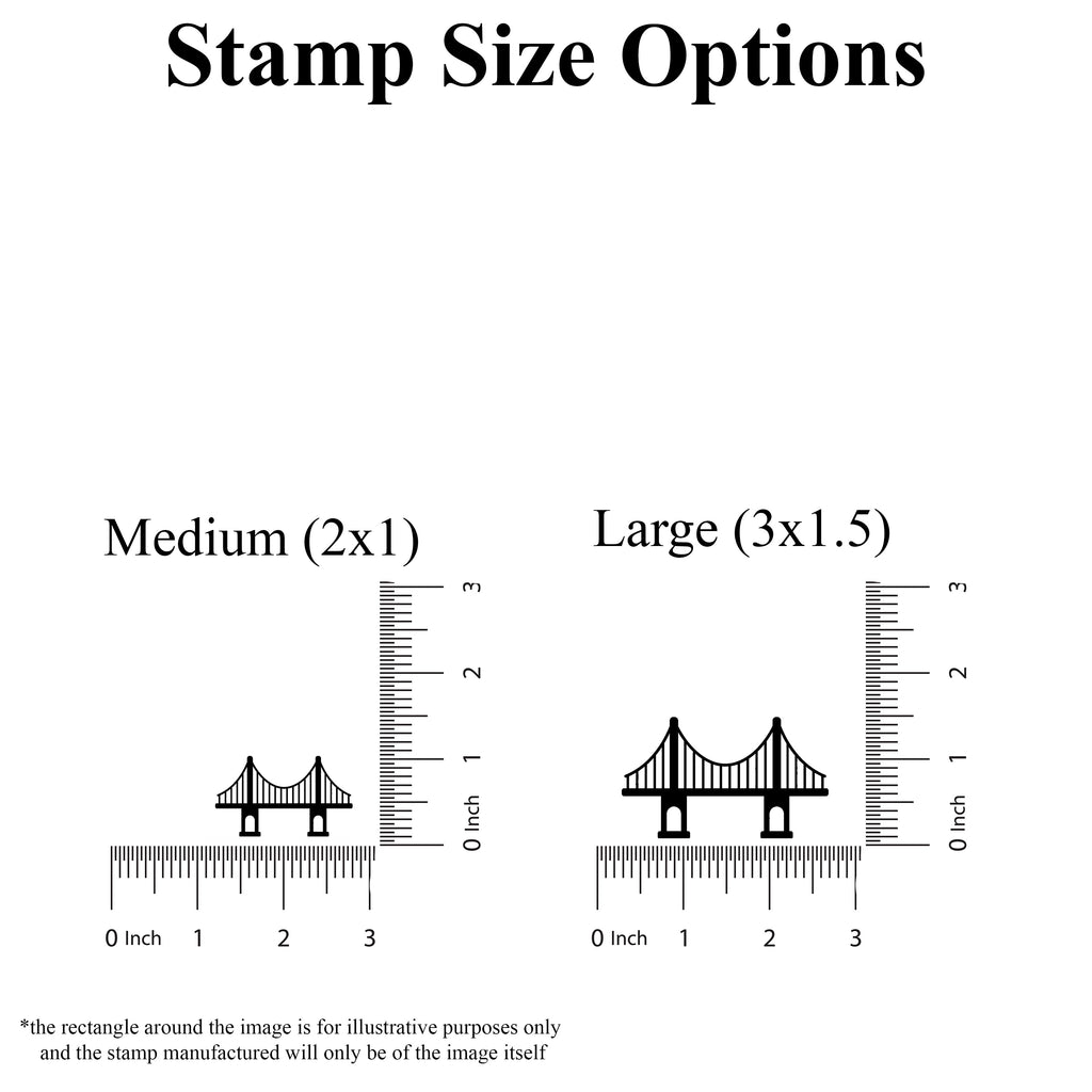Bridge Rubber Stamp