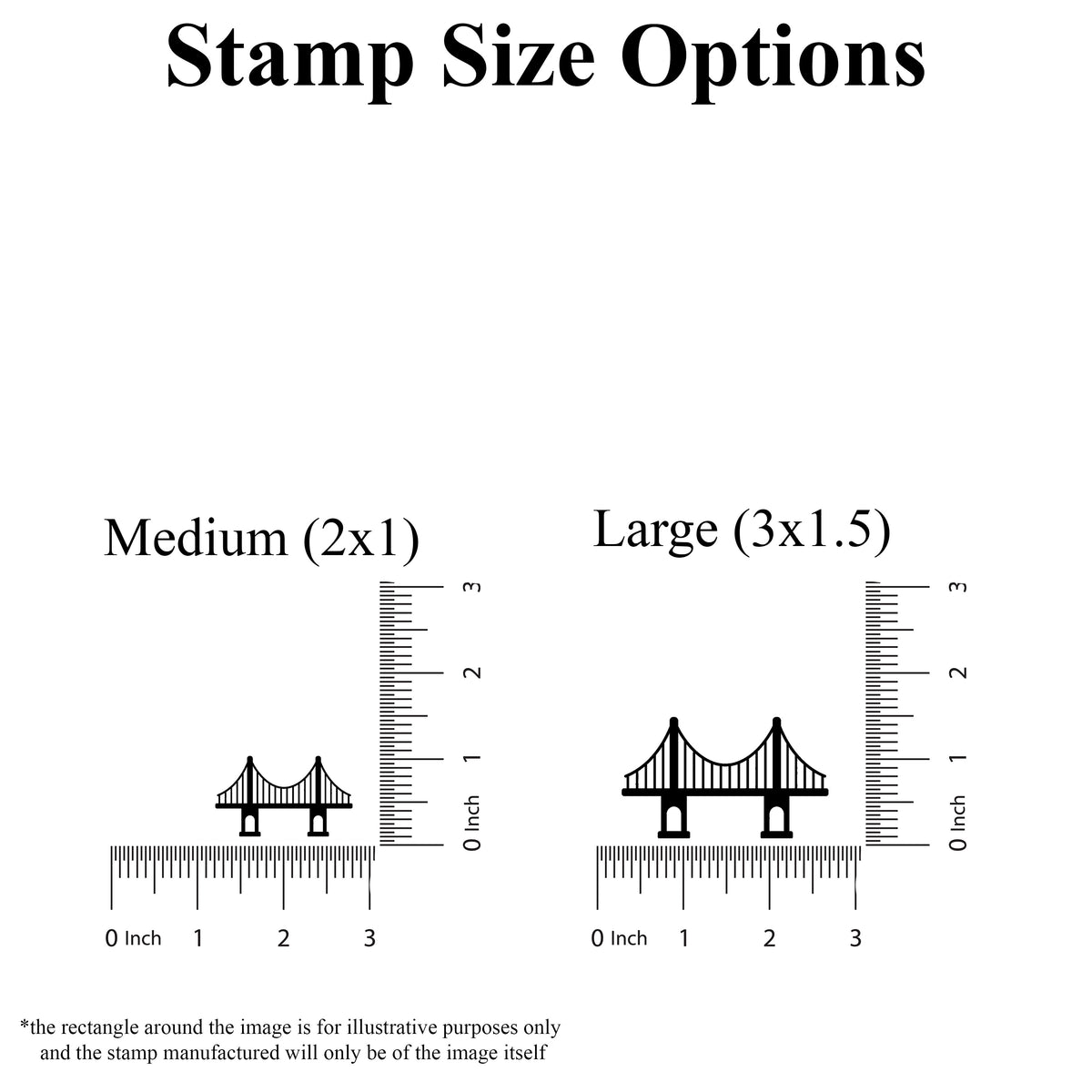 Bridge Rubber Stamp