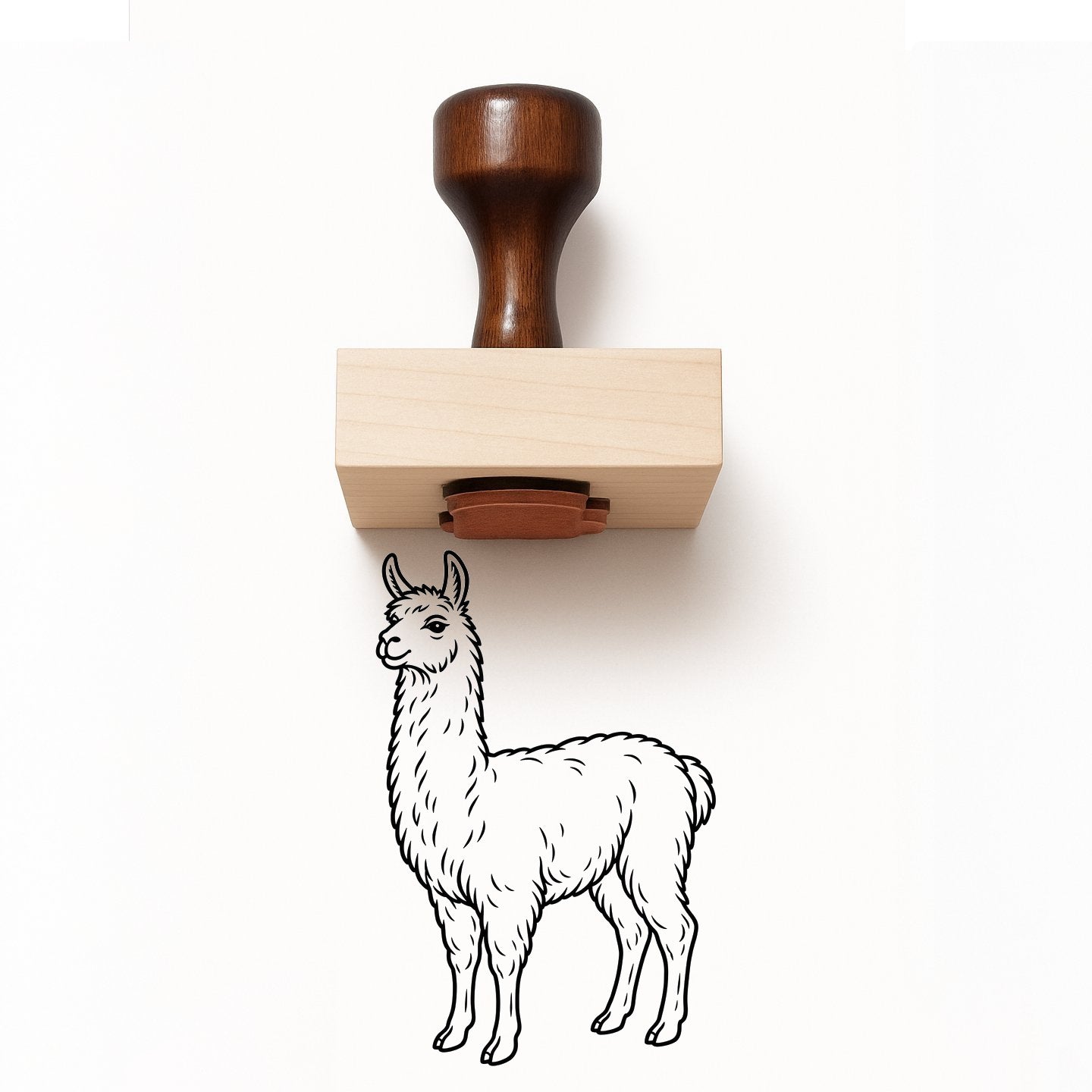 Llama Rubber Stamp