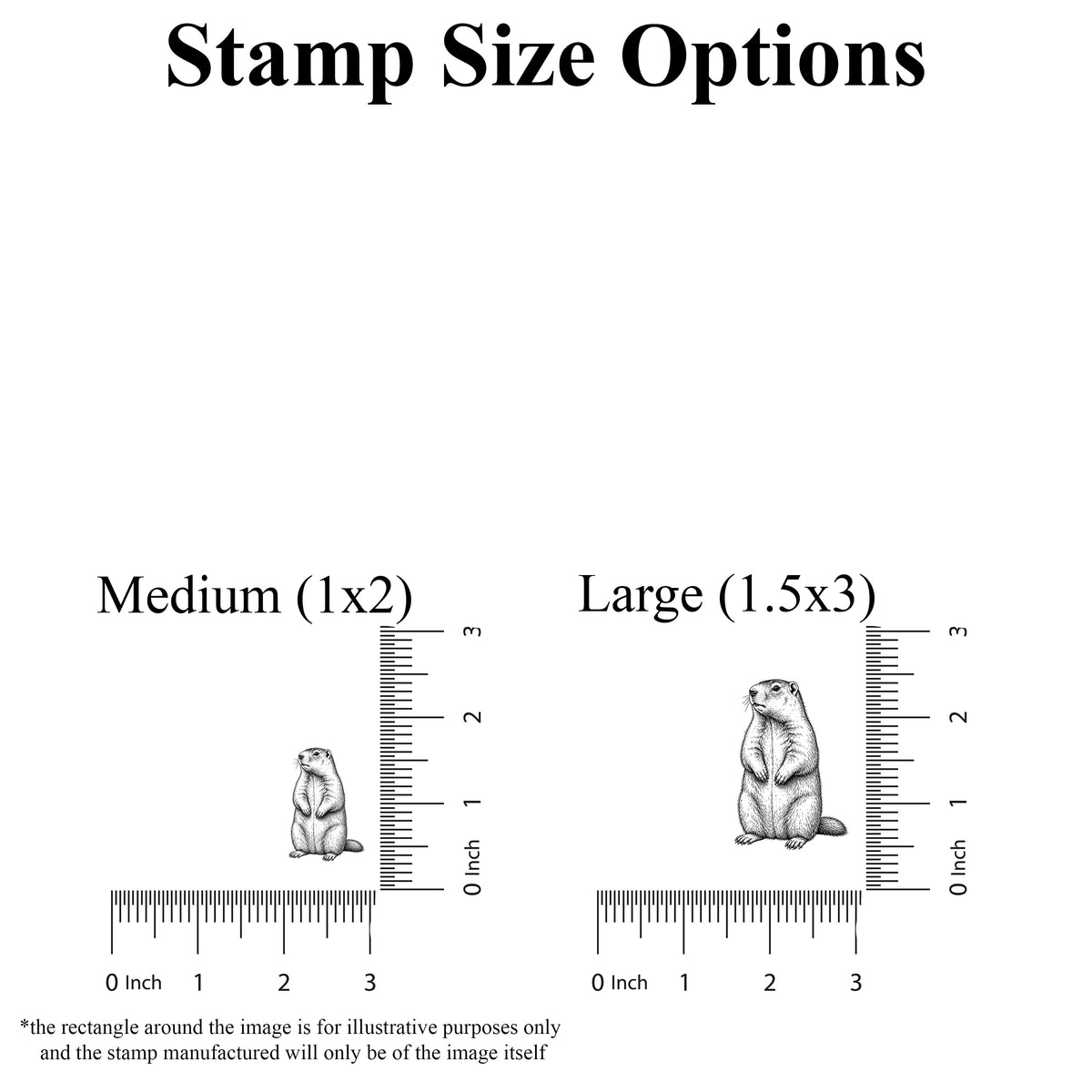 Marmot Rubber Stamp