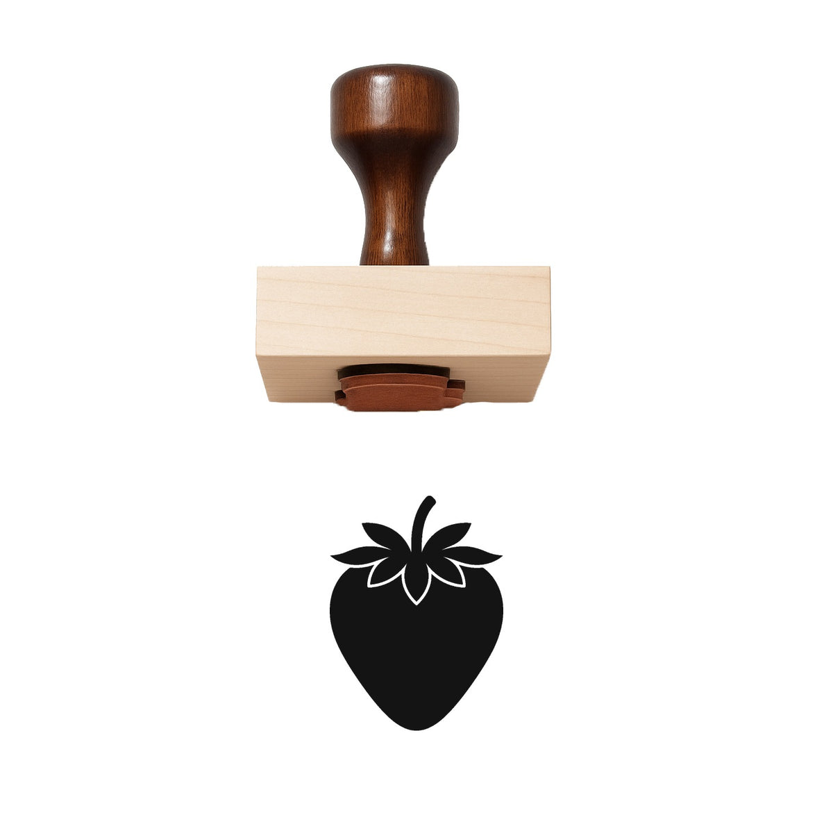 Strawberry Rubber Stamp
