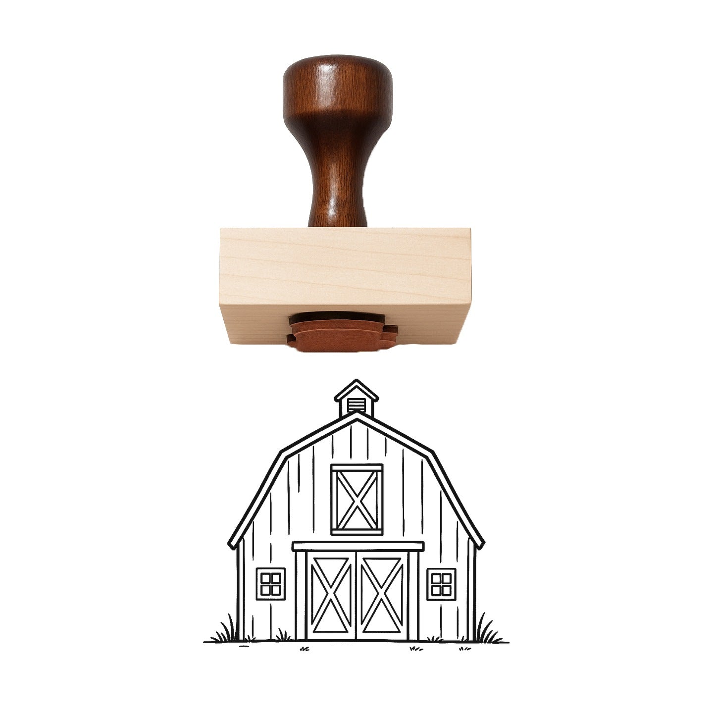 Barn Rubber Stamp
