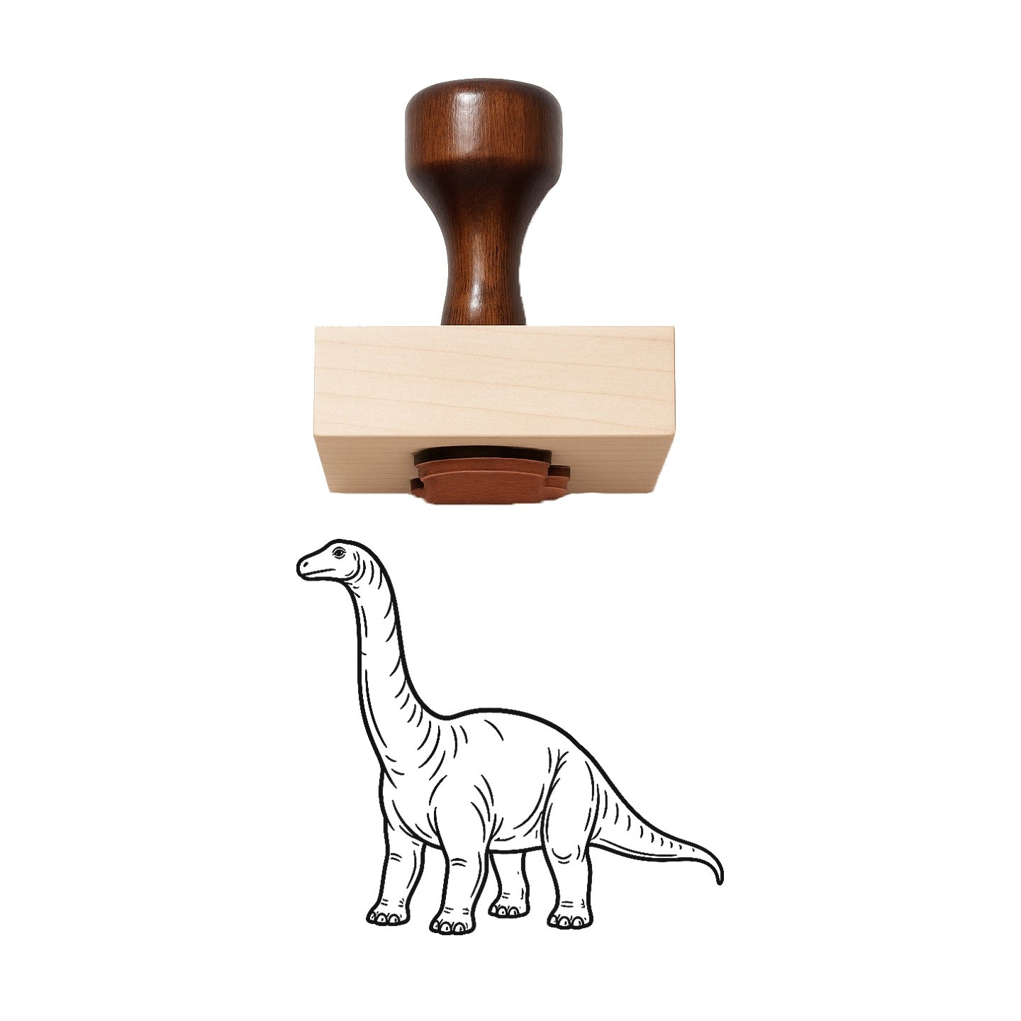 Shunosaurus Rubber Stamp