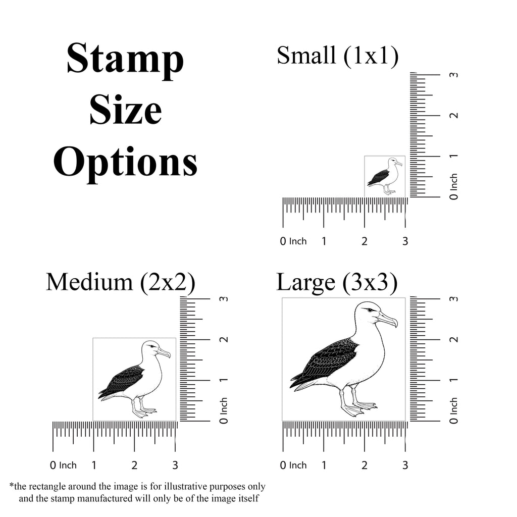 Albatross Rubber Stamp