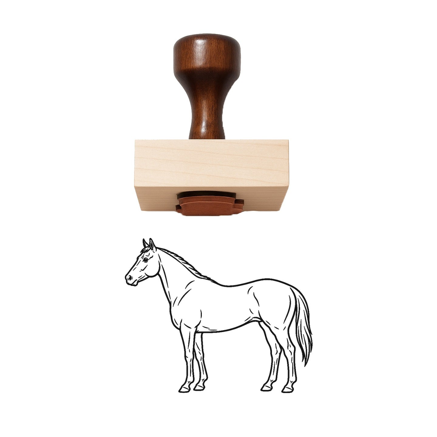 Thoroughbred Rubber Stamp