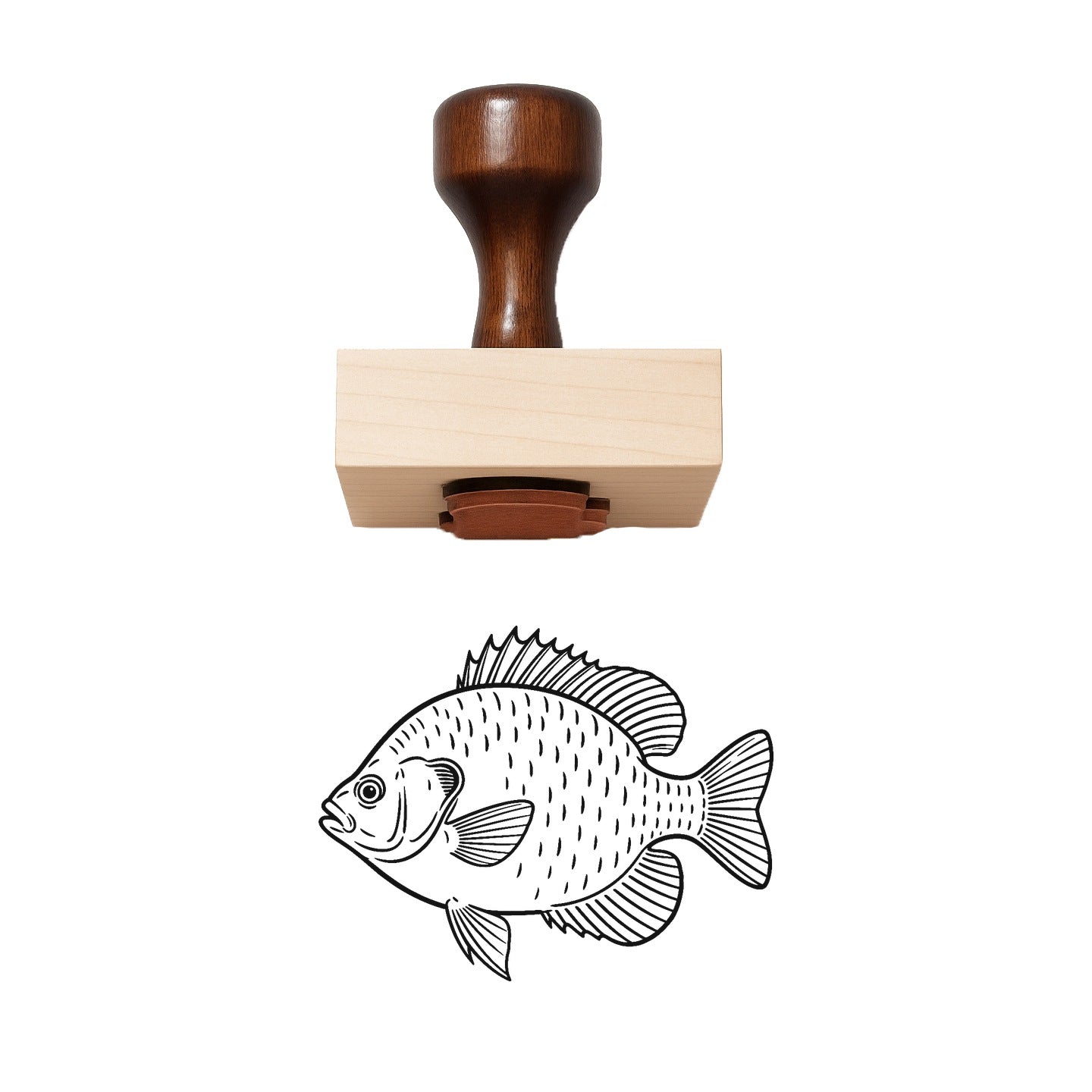 Sunfish Rubber Stamp