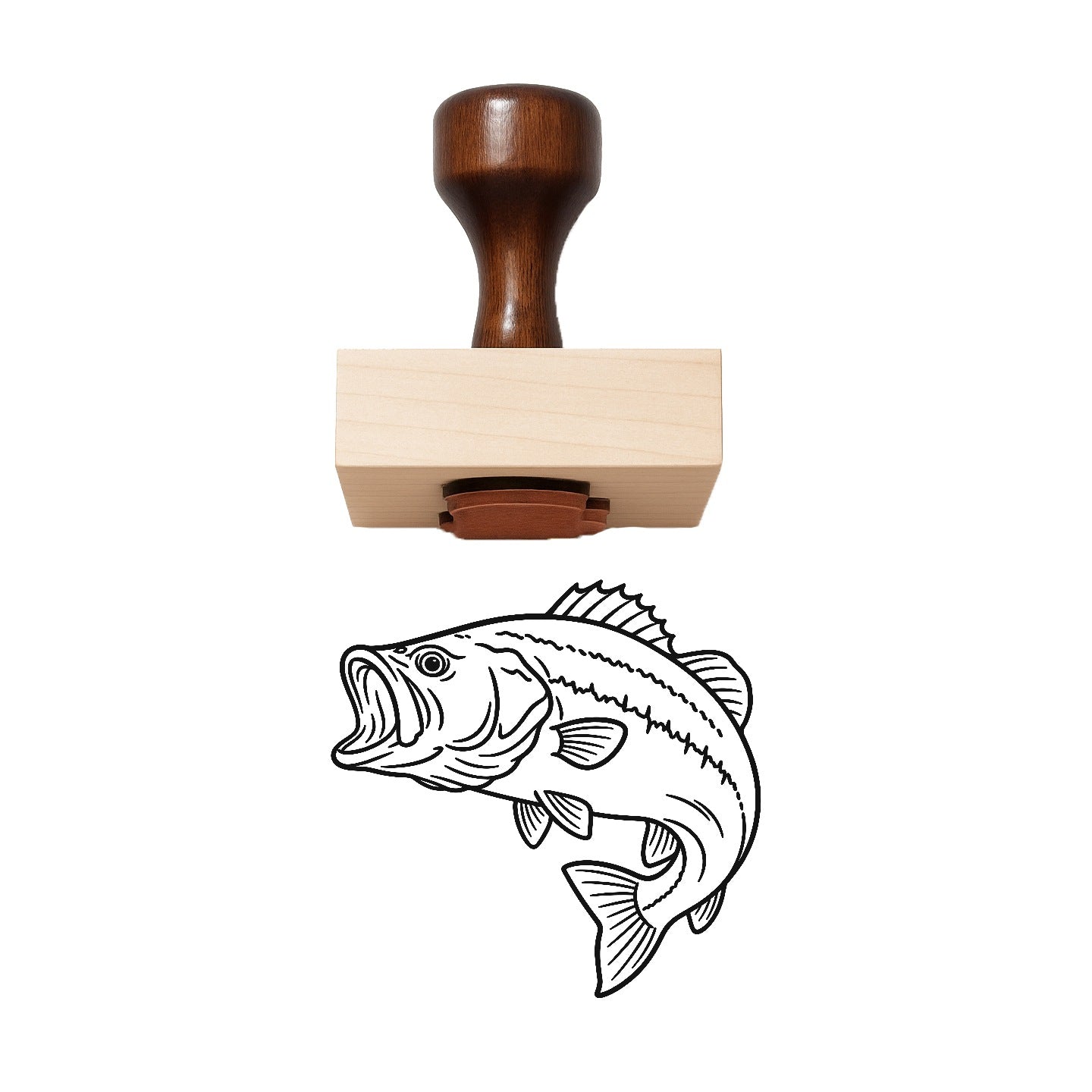 Bass Rubber Stamp