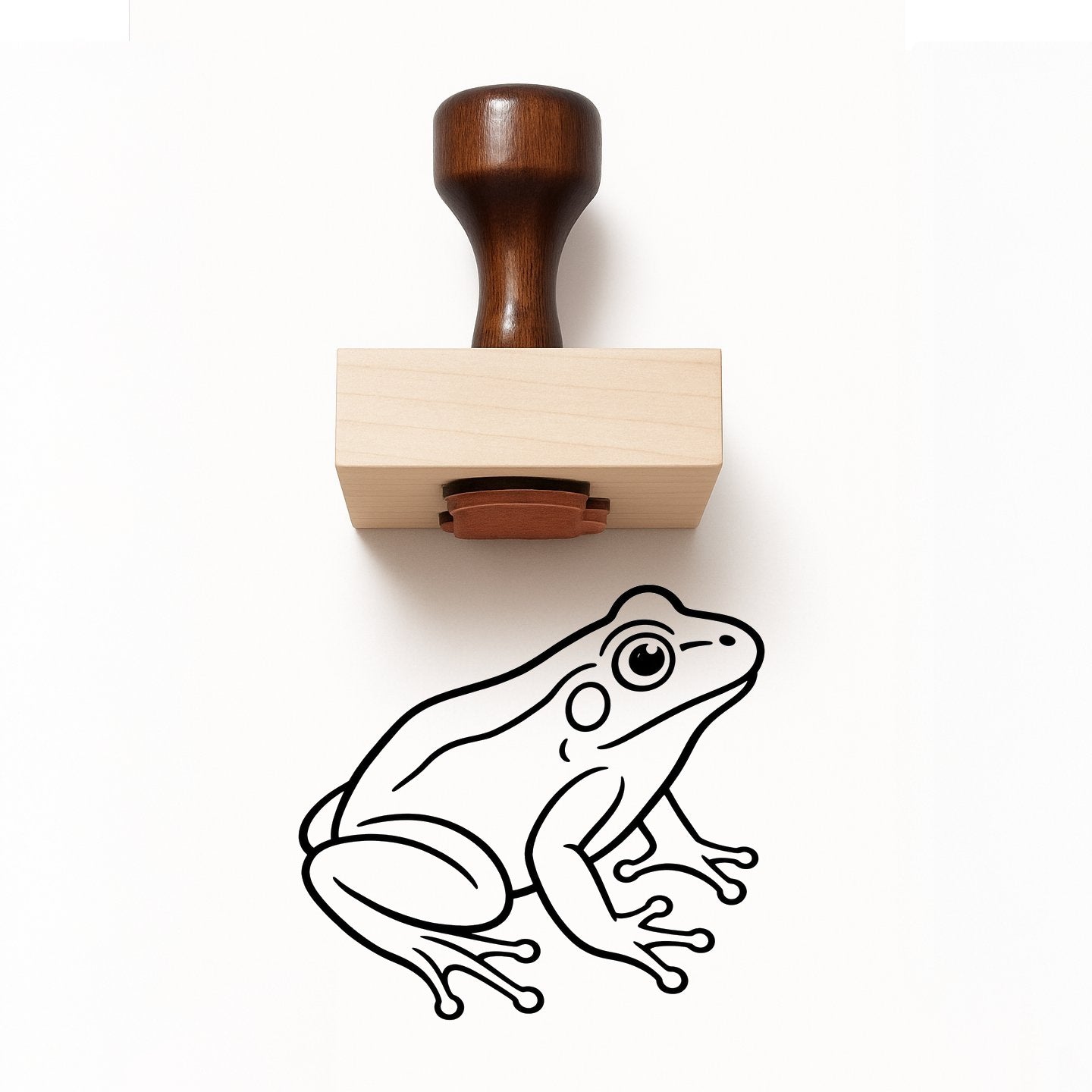 Frog Rubber Stamp