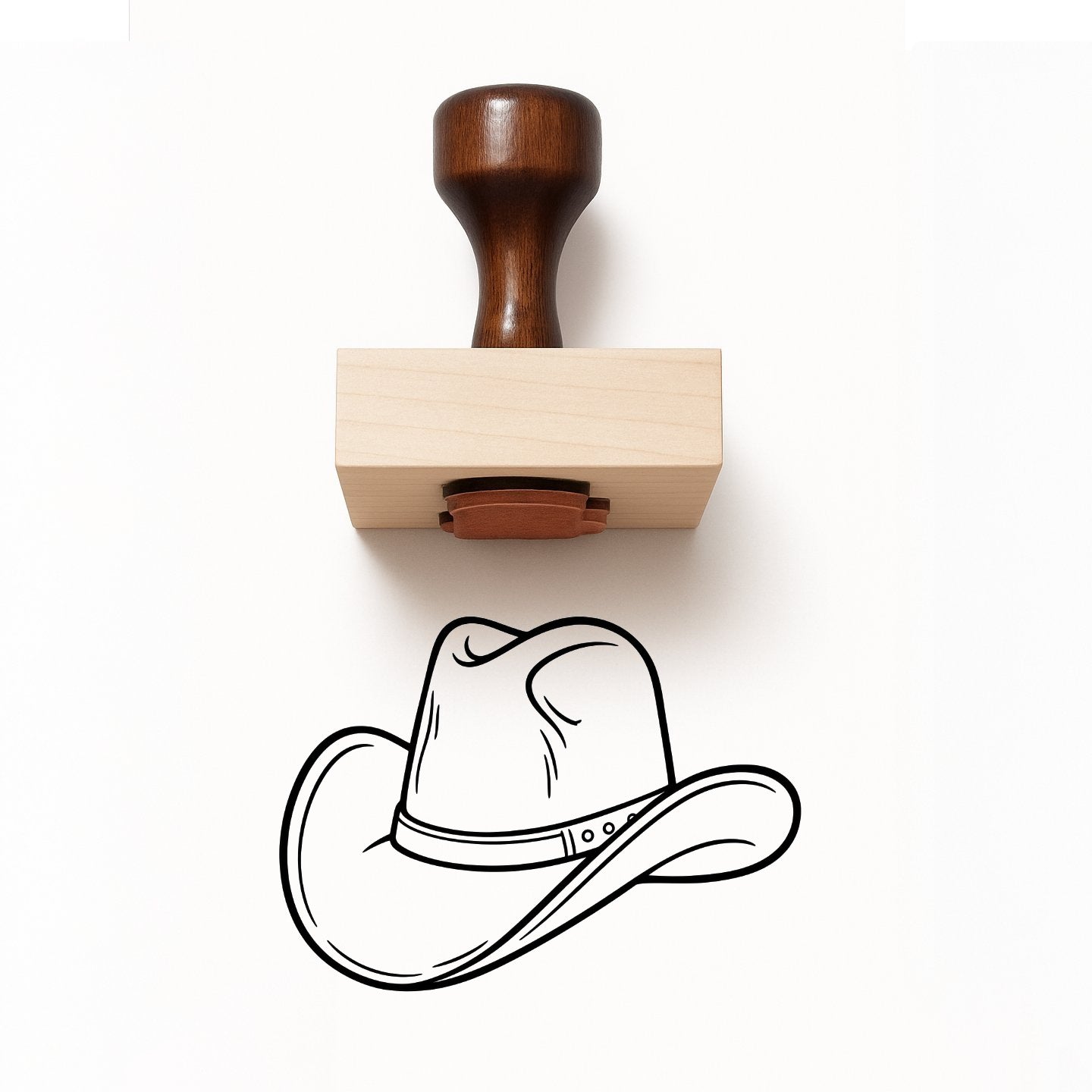 Cowboy Hat Rubber Stamp