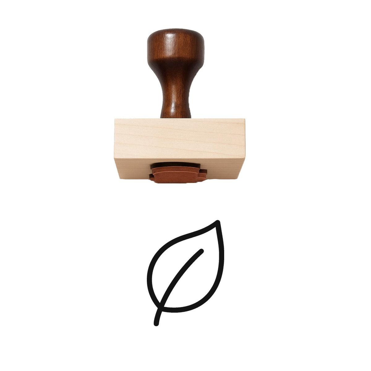 Leaf Rubber Stamp