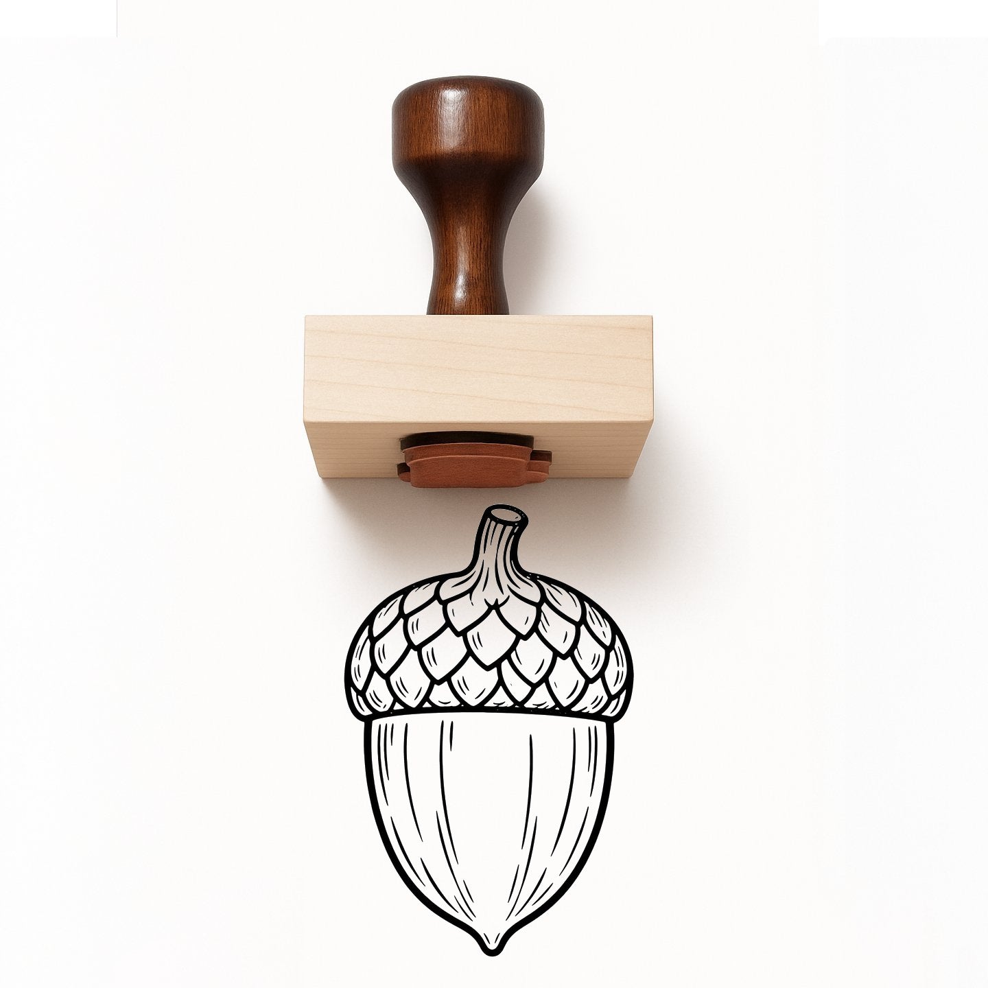 Acorn Rubber Stamp