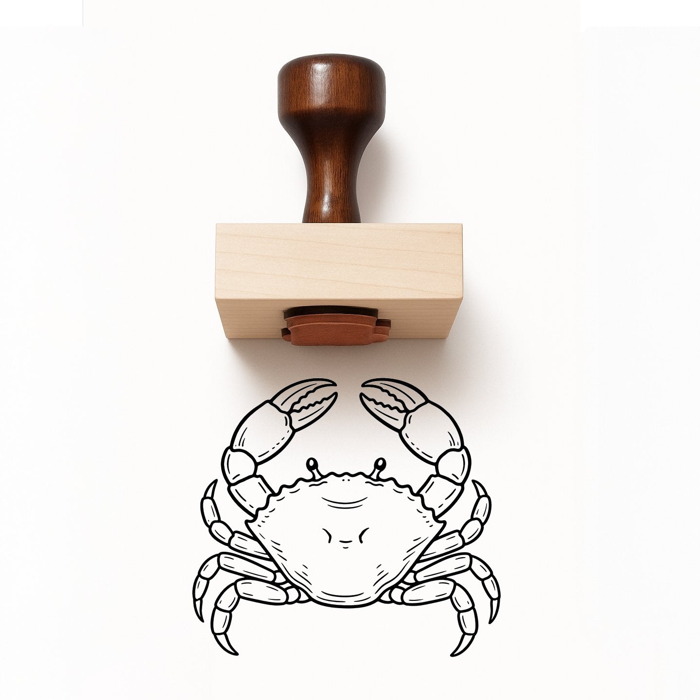 Crab Rubber Stamp