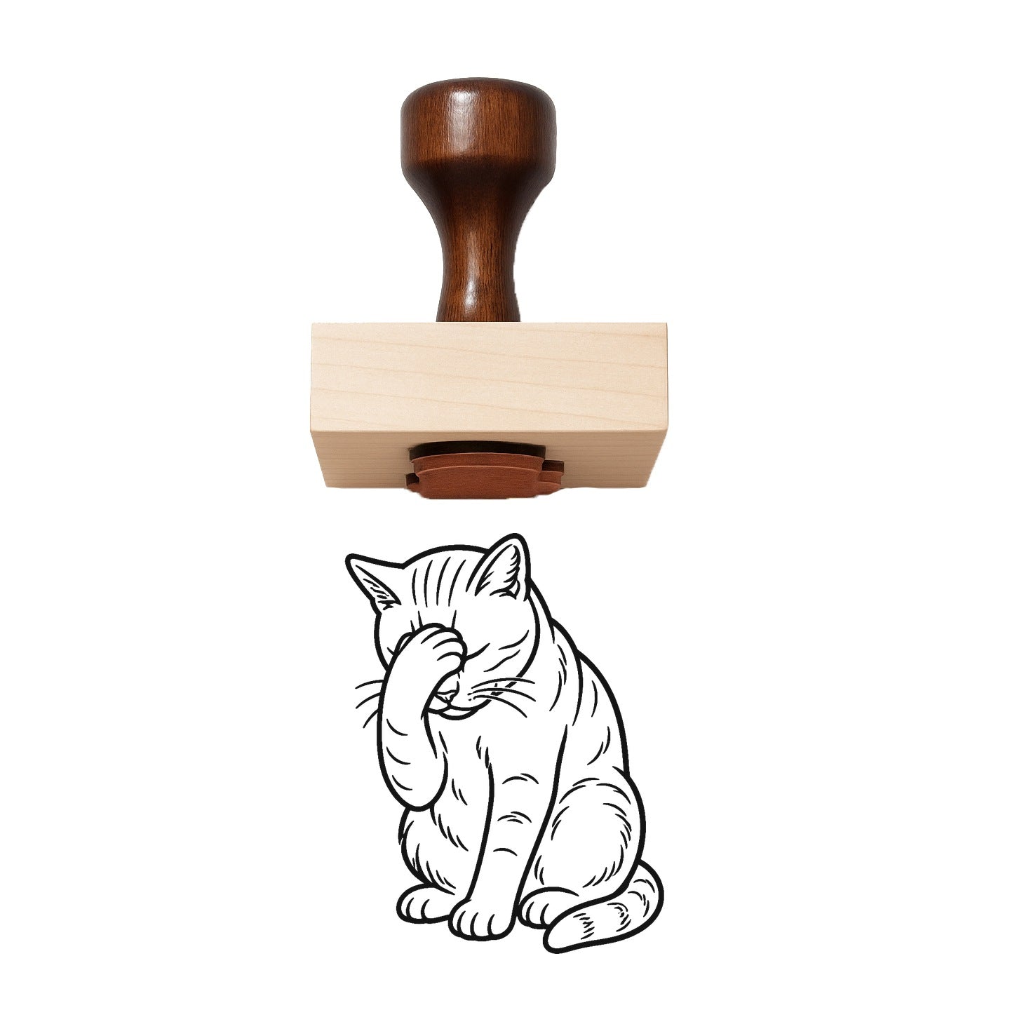 Facepalm Rubber Stamp
