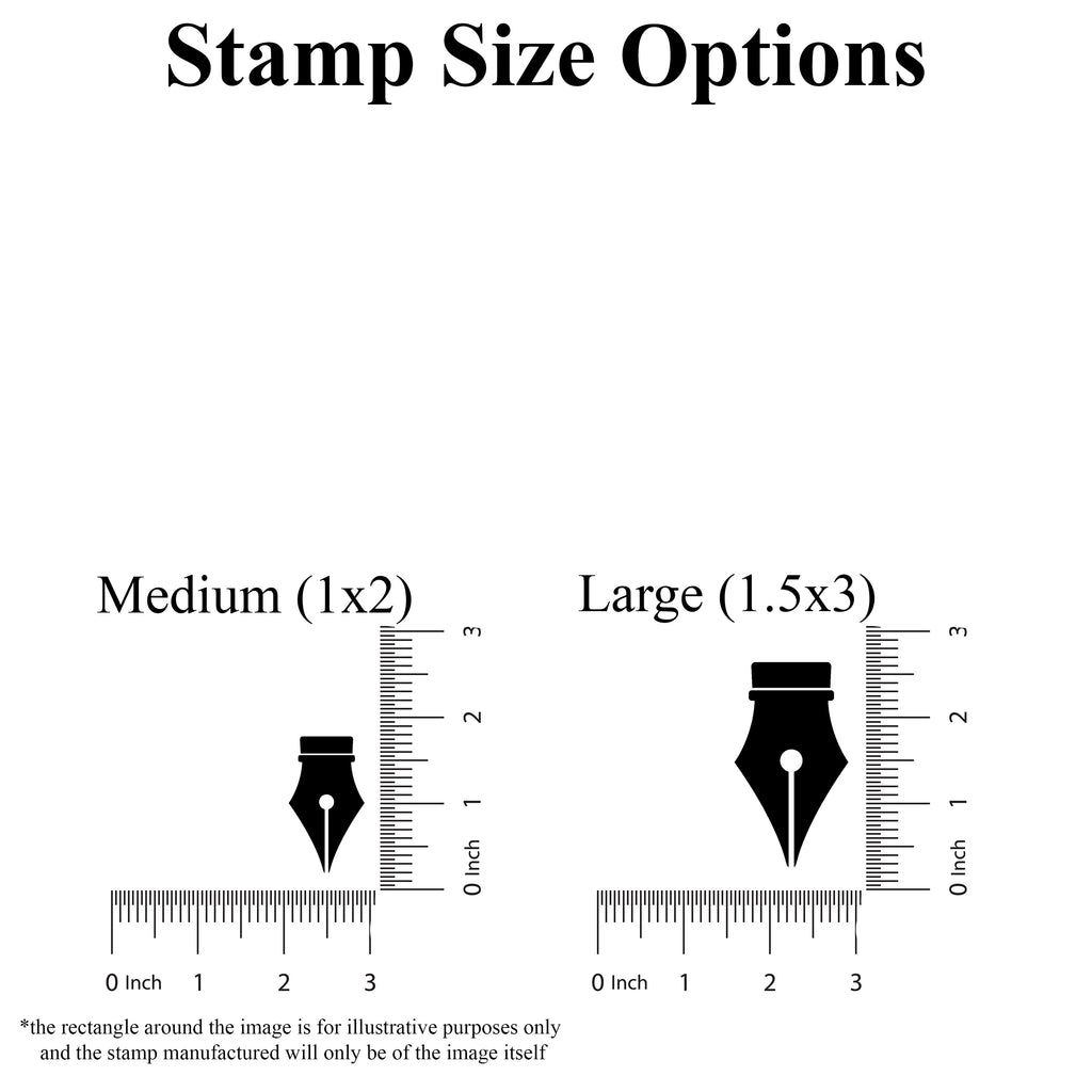 Fountain Pen Rubber Stamp