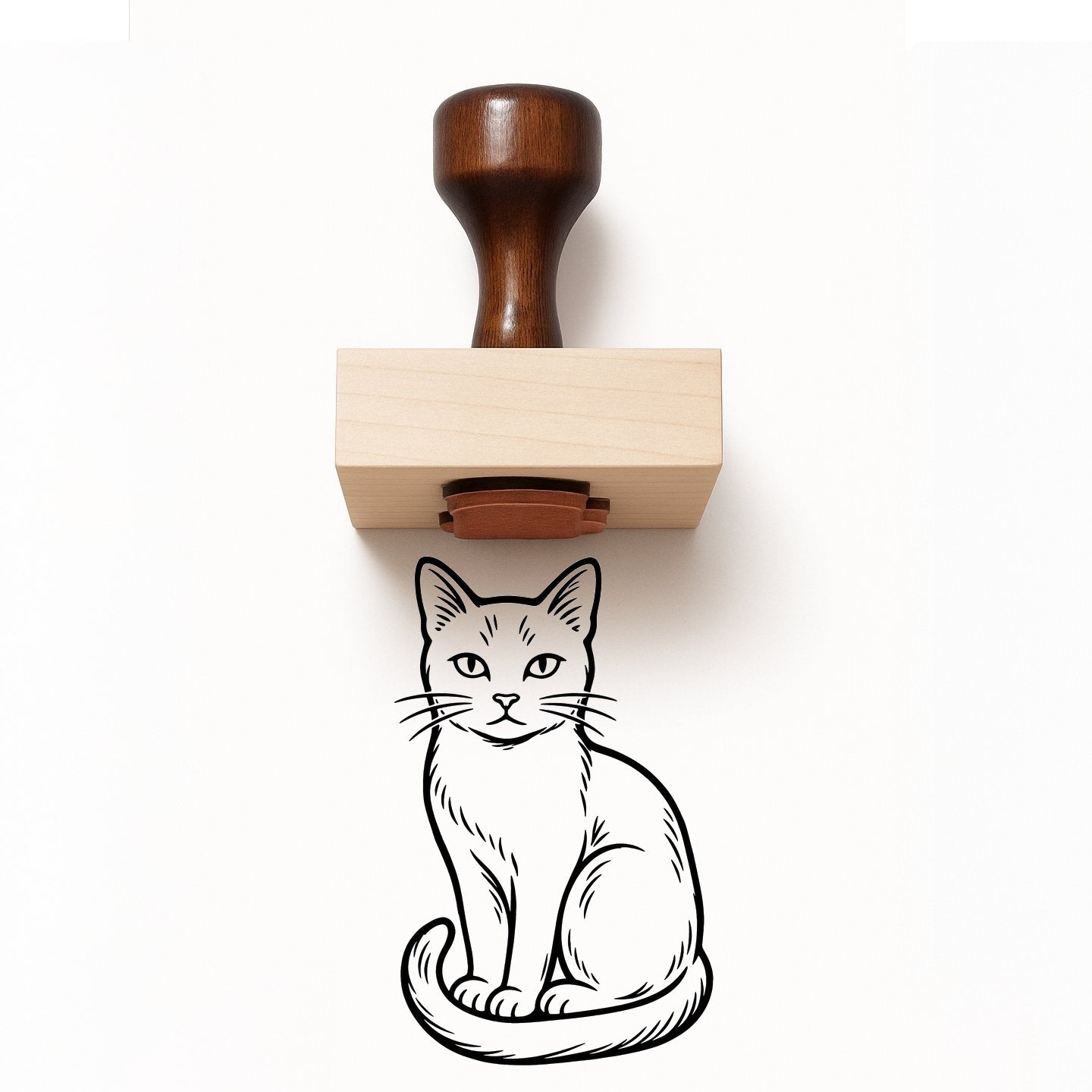 Cat Loaf Rubber Stamp