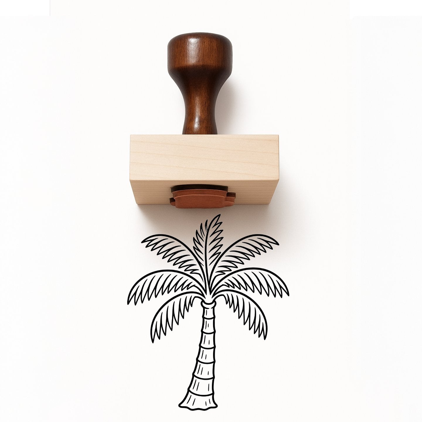 Palm Tree Rubber Stamp