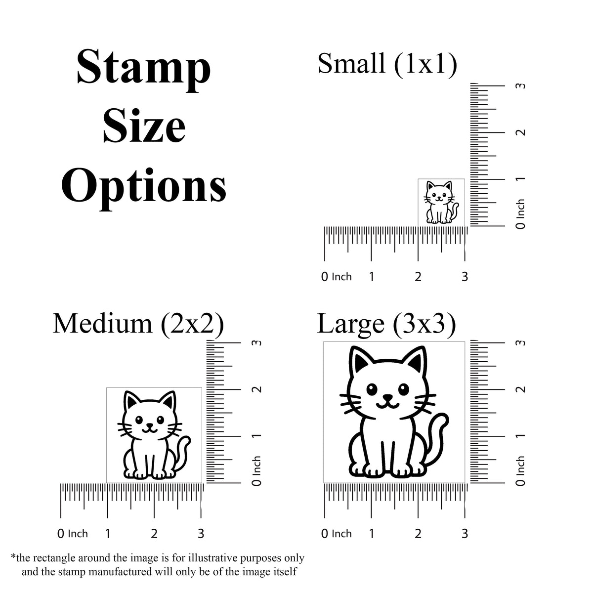 Square Rubber Stamp