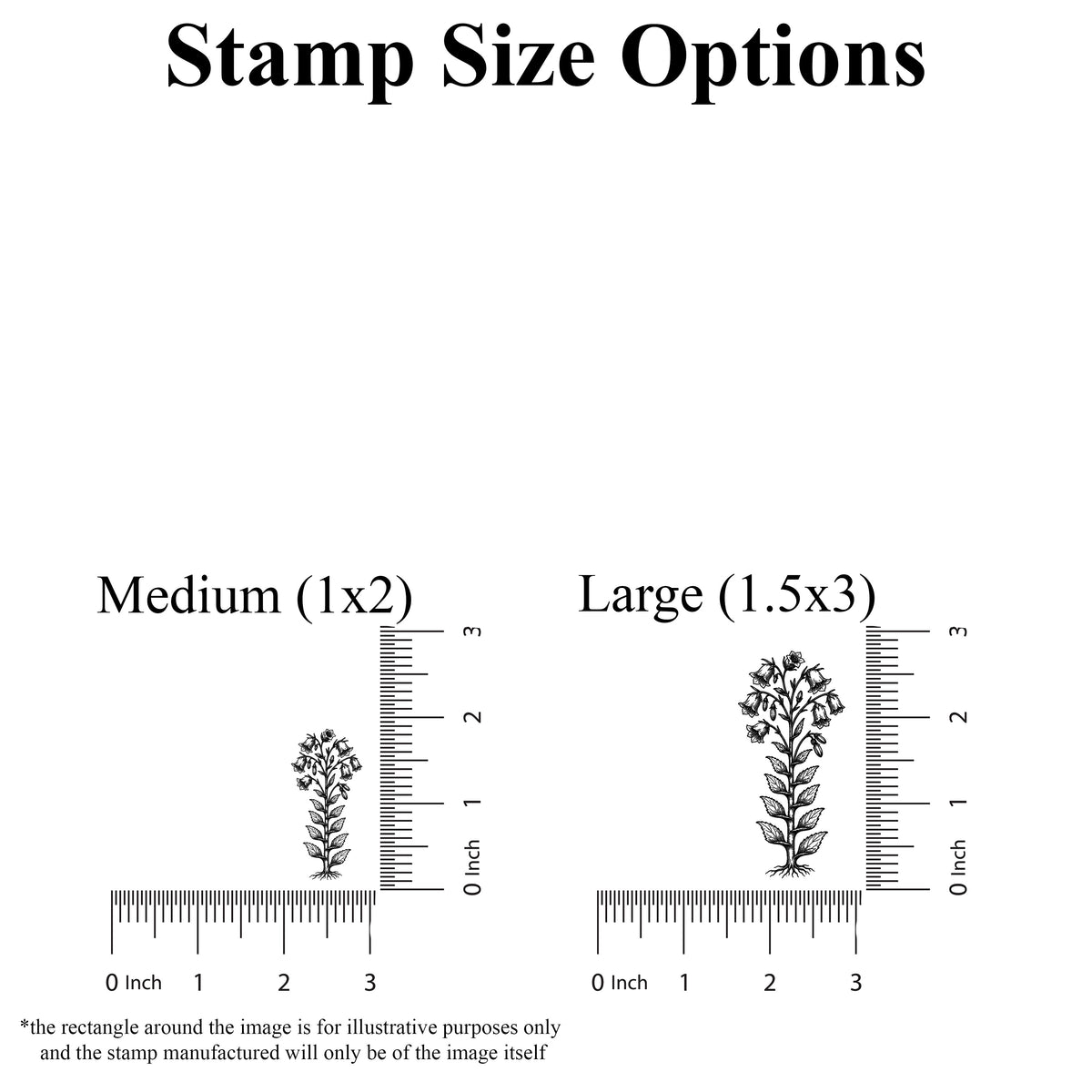 Jacob’s Ladder Stem Rubber Stamp